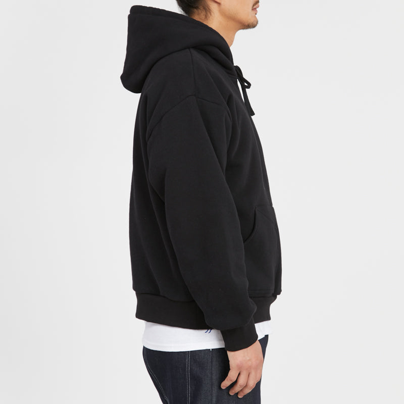Reversible Evert Hoodie - Black Cotton Fleece