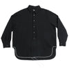 Langston Shirt - Black Puckered