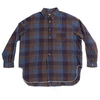 Langston Shirt - Blue & Purple Plaid