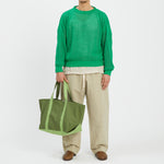 Tote Bag - Avocado Green Organic Cotton Canvas