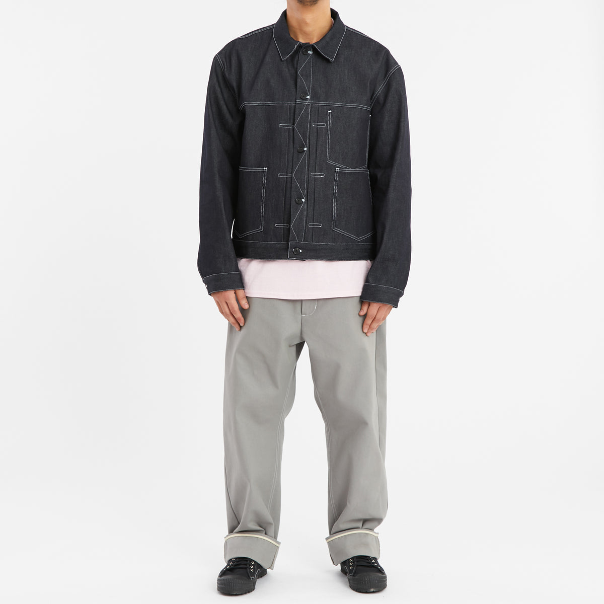 Type 100 Jacket - Indigo 12.75 oz Cone Denim Cotton