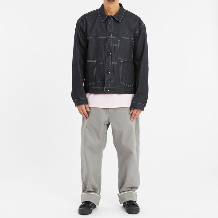 Type 100 Jacket - Indigo 12.75 oz Cone Denim Cotton