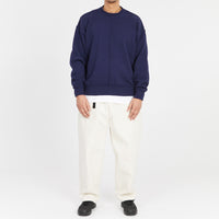 Wharf Sweater - Navy Cotton
