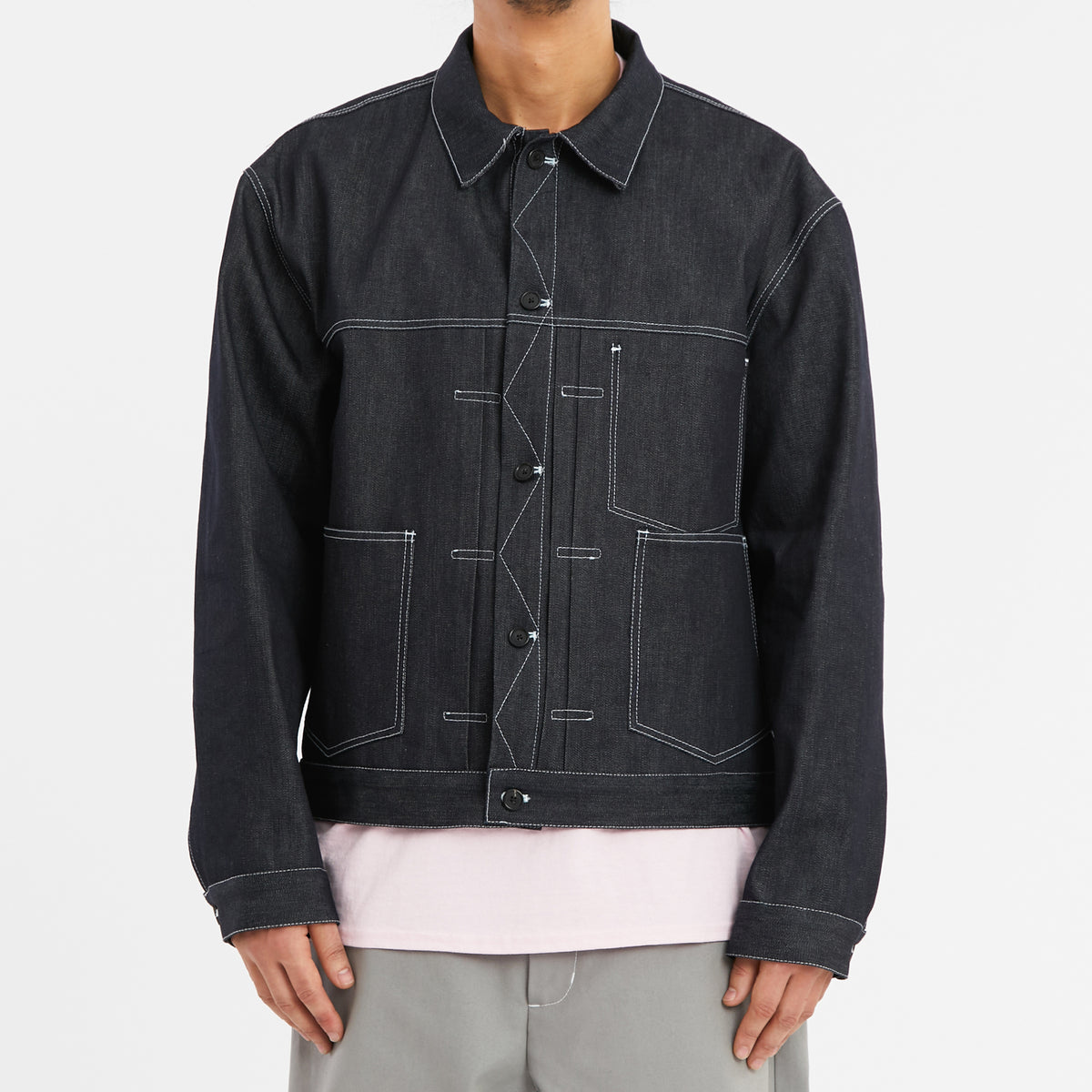 Type 100 Jacket - Indigo 12.75 oz Cone Denim Cotton