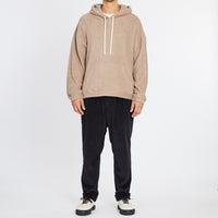 Reversible Pile Hoodie - Taupe