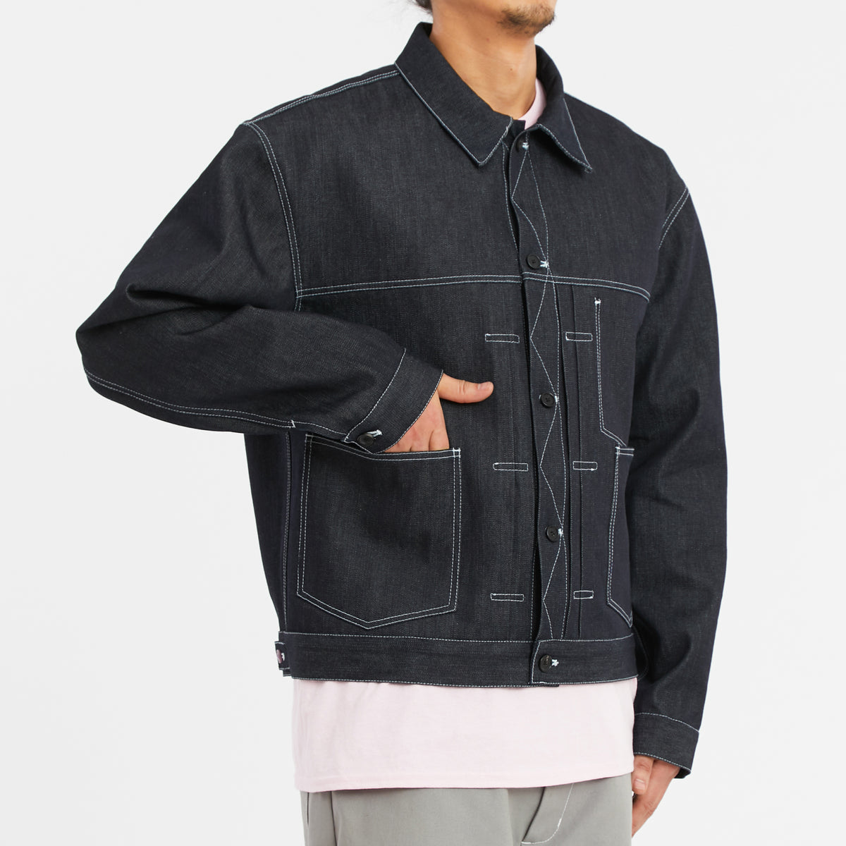 Type 100 Jacket - Indigo 12.75 oz Cone Denim Cotton
