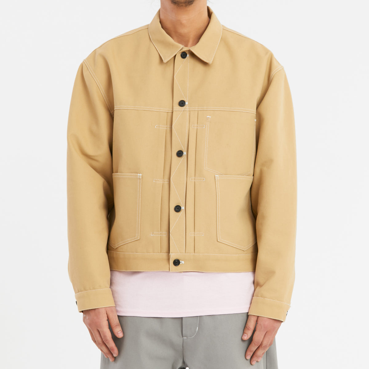 Type 100 Jacket - Tan 12 oz Duck Cotton Canvas