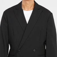 Darwin Blazer - Black Tropical Wool