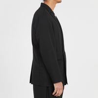 Darwin Blazer - Black Tropical Wool