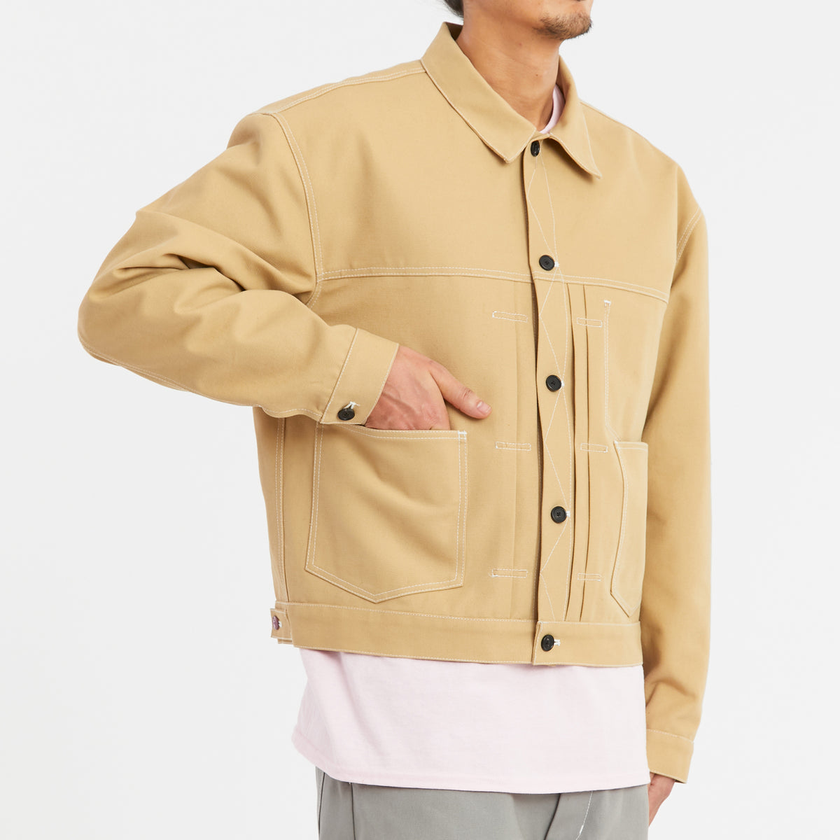 Type 100 Jacket - Tan 12 oz Duck Cotton Canvas