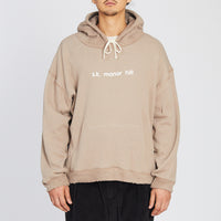 Reversible Pile Hoodie - Taupe