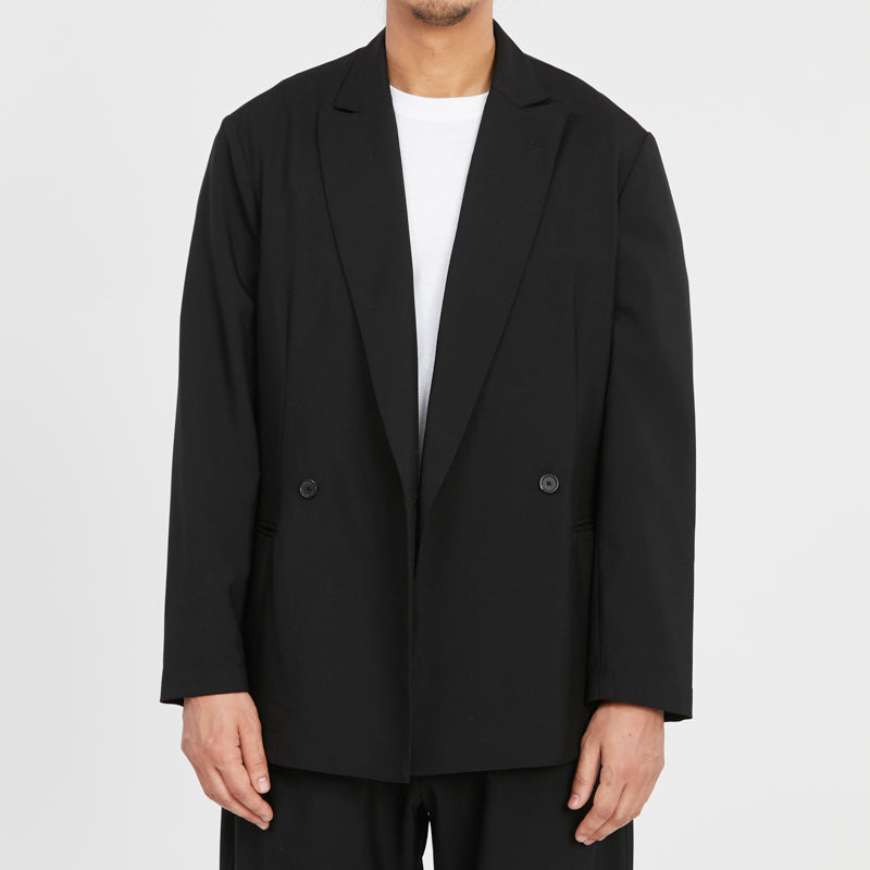 Darwin Blazer - Black Tropical Wool