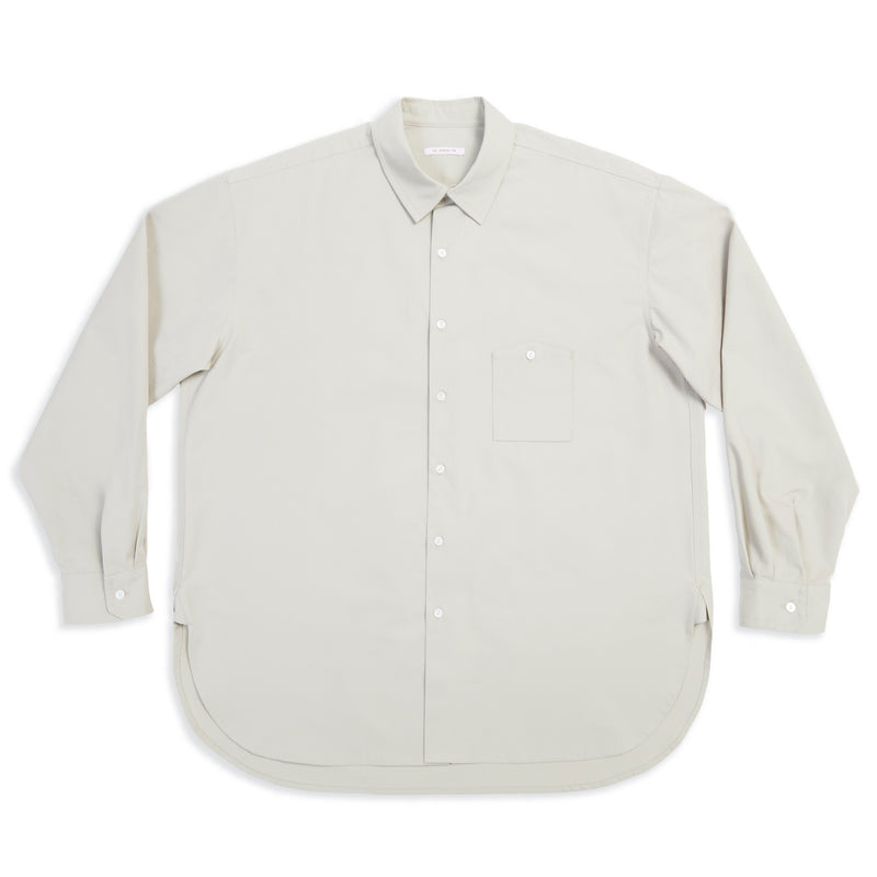 Smoke Shirt - Light Grey Organic Cotton/Silk