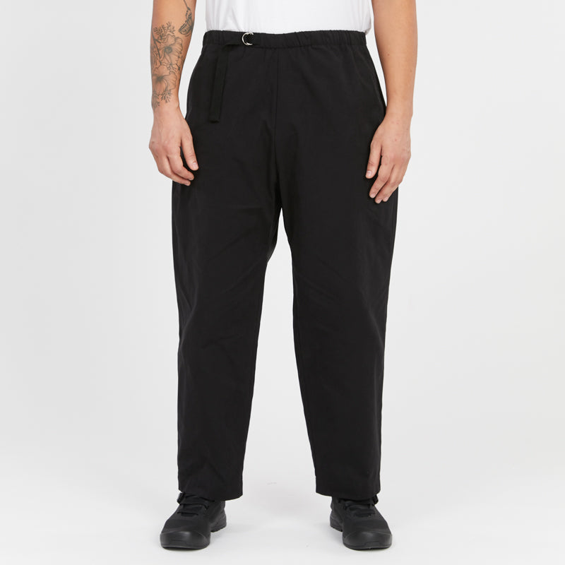 1st Ascent Pant - Black Waxed Cotton/Nylon WR