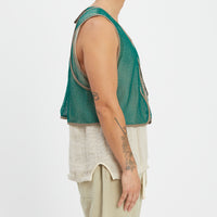Trapper Vest - Green Mesh