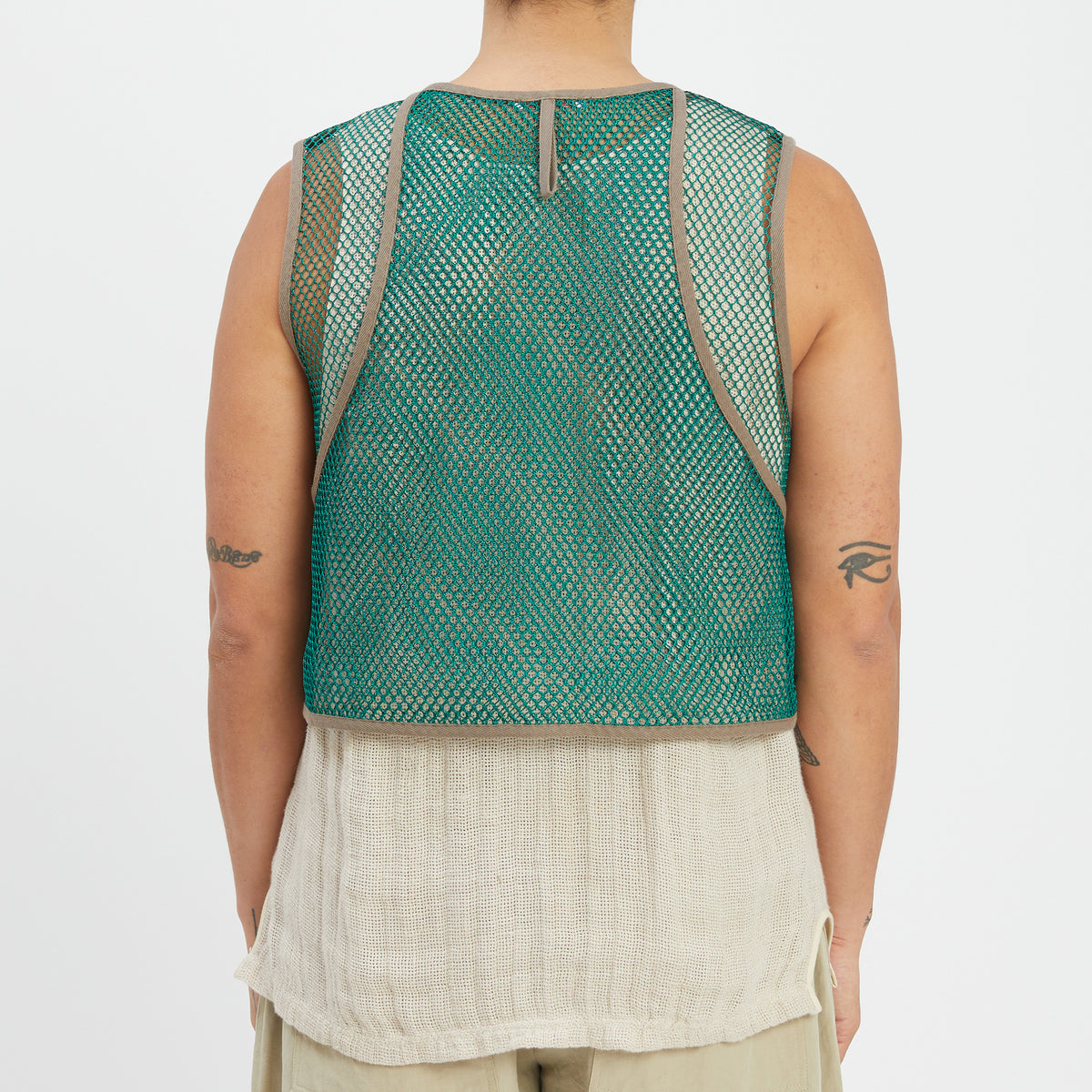 Trapper Vest - Green Mesh