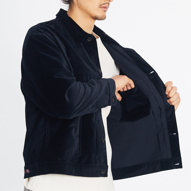 Type 100 Jacket - Navy Velvet