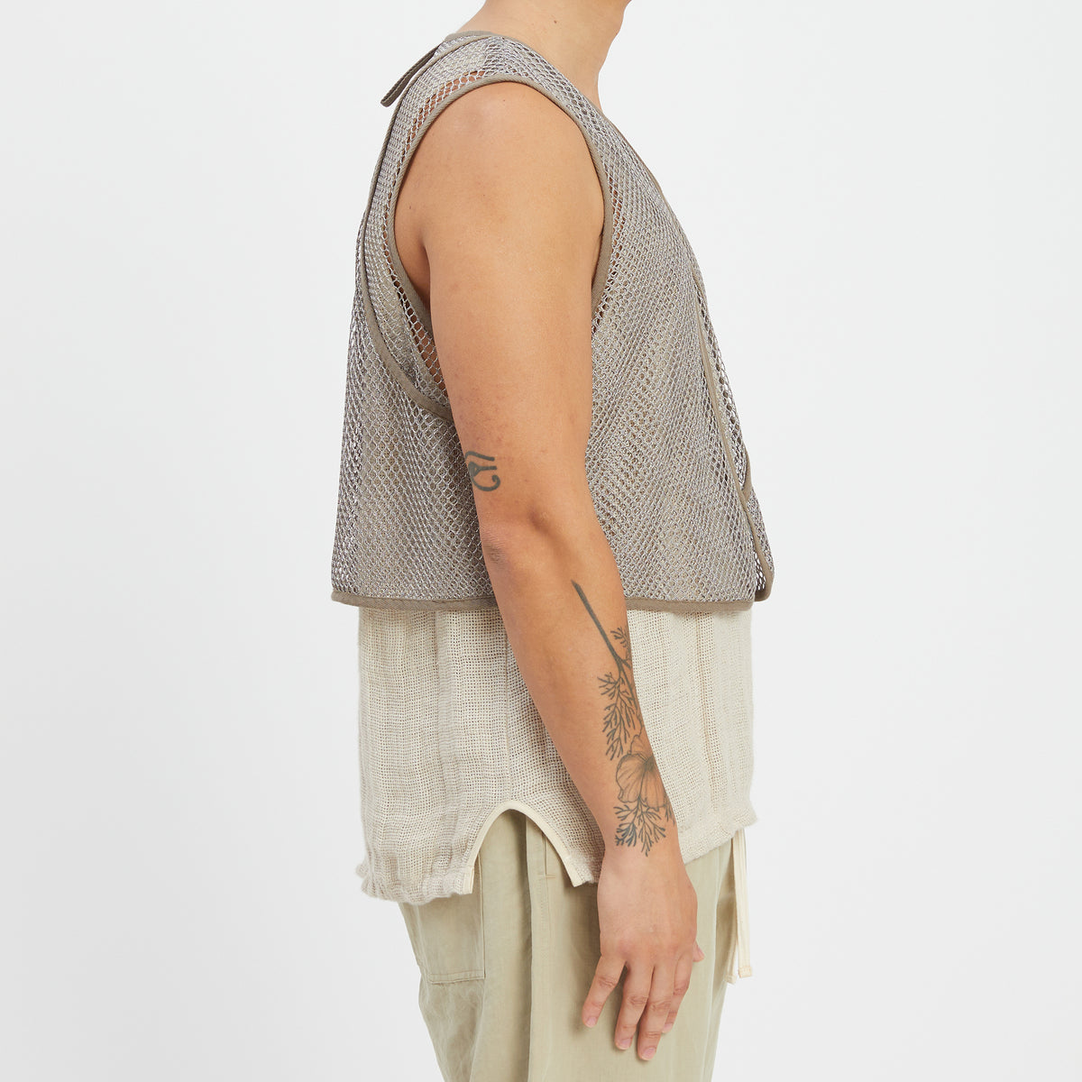 Trapper Vest - Grey Mesh