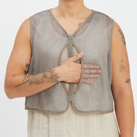 Trapper Vest - Grey Mesh
