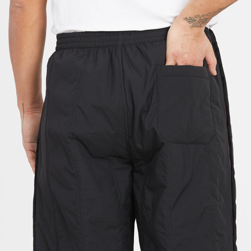 Tearaway Pant - Black Quilted Recycled Nylon WR