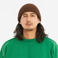 Watch Cap - Brown Cotton