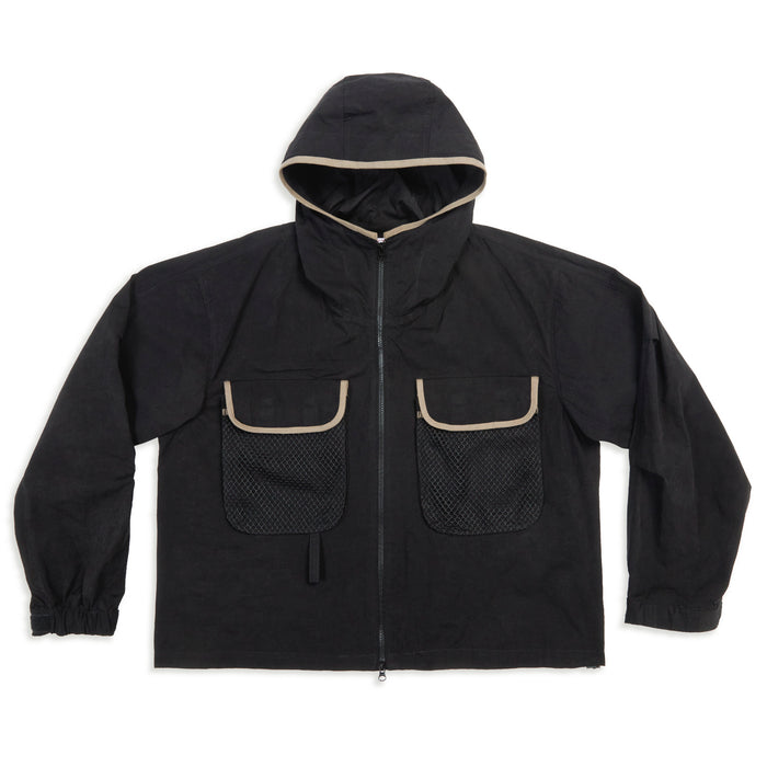 Wading Jacket - Black Cotton/Nylon