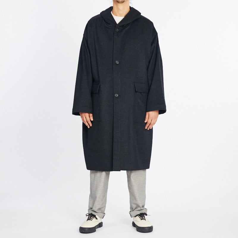 Canopy Coat - Charcoal Gray Wool/Cashmere