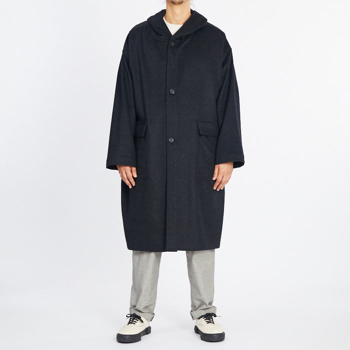 Canopy Coat - Charcoal Gray Wool/Cashmere