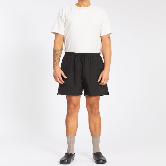 MT Short - Black Coated Linen/Cotton