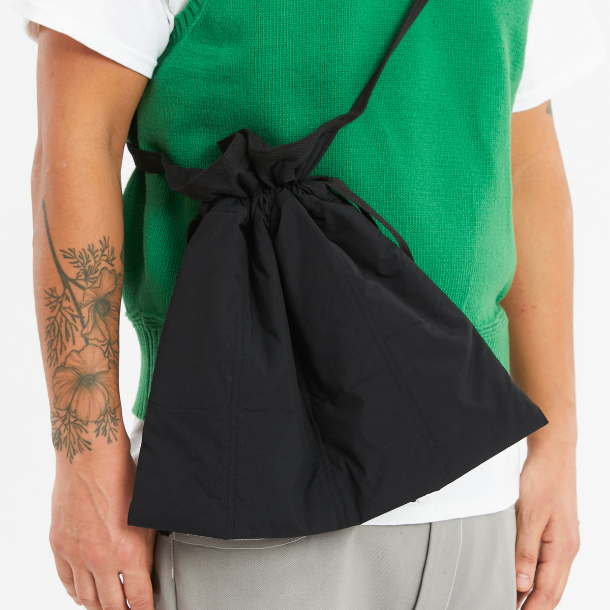 Medium Ditty Bag – Black Quilted REC Nylon WR