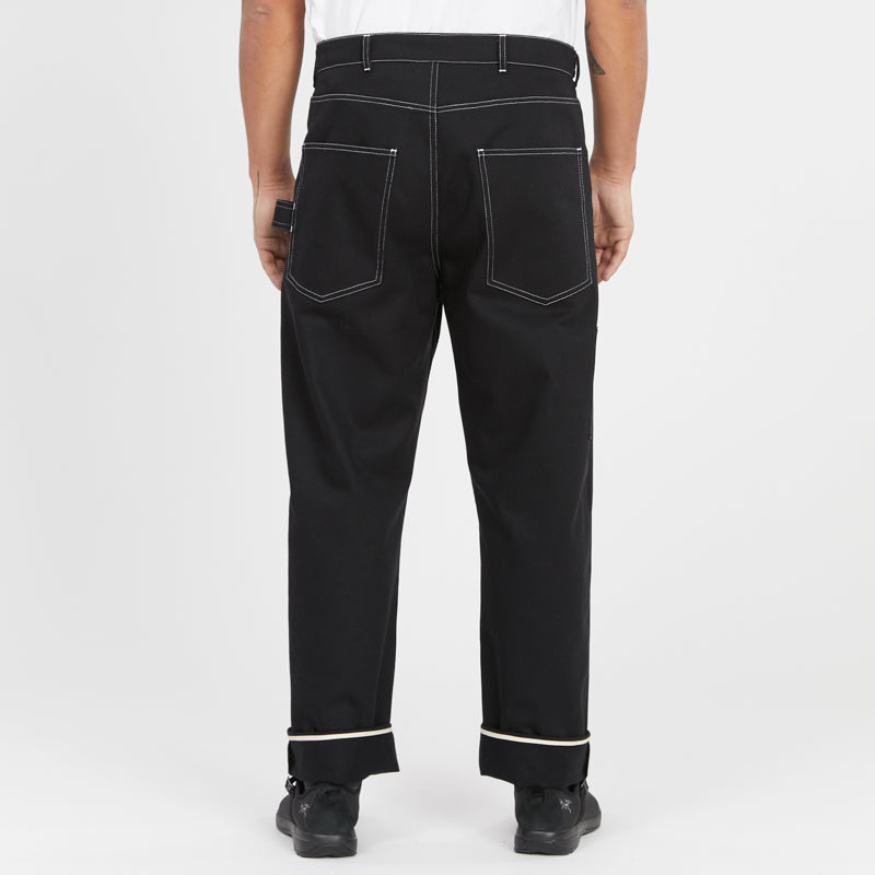 Mason Pant - Black Cotton Twill WR/SR