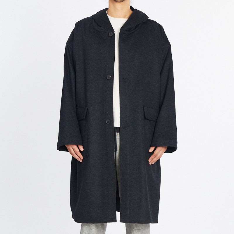 Canopy Coat - Charcoal Gray Wool/Cashmere