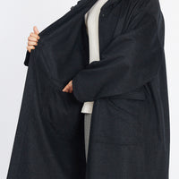 Canopy Coat - Charcoal Gray Wool/Cashmere