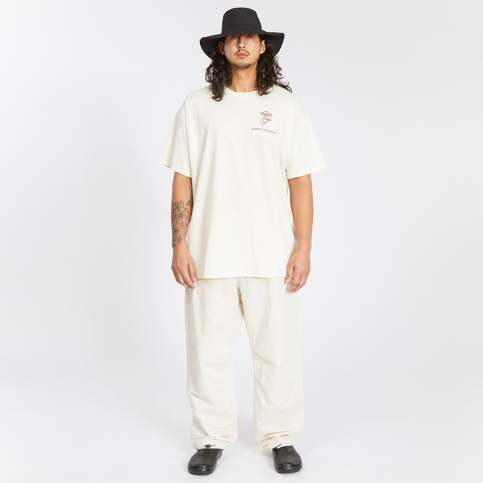 Bucket Hat - Black Coated Linen/Cotton