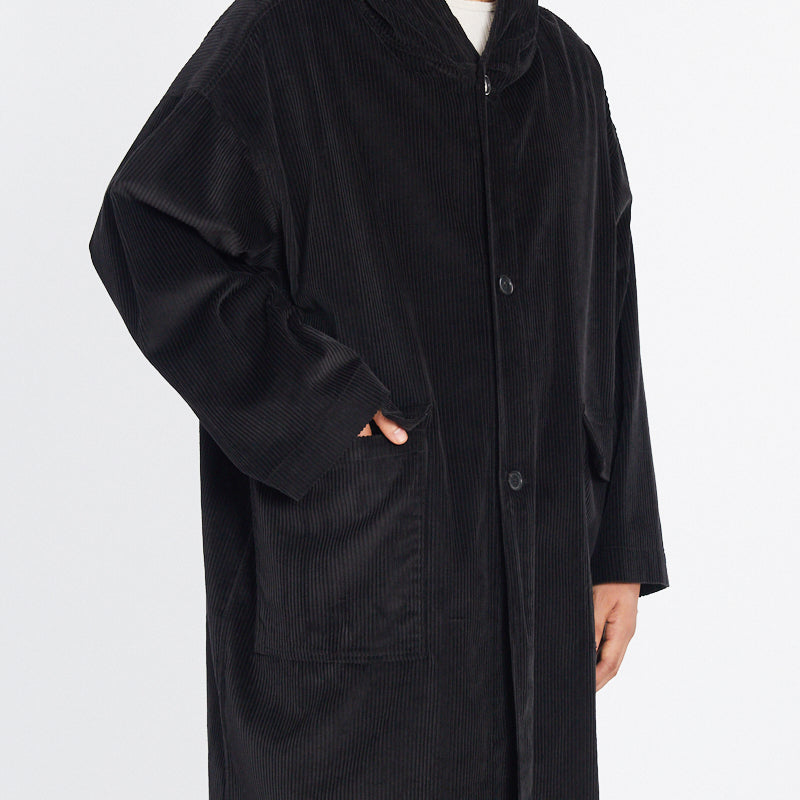 Canopy Coat - Black Corduroy