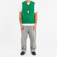 Small Mushroom Keychain/Necklace – Red Cotton