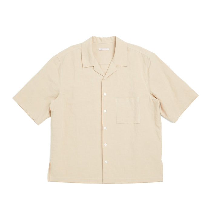 Aloha Shirt - Beige Linen/Cotton