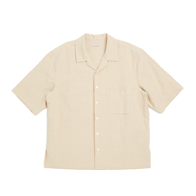 Aloha Shirt - Beige Linen/Cotton