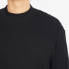 Long Sleeve Ribbed T-Shirt - Black
