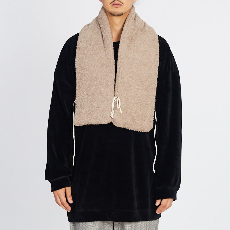 Pile Scarf - Taupe
