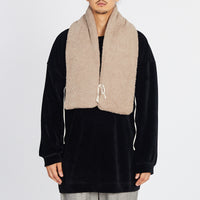 Pile Scarf - Taupe