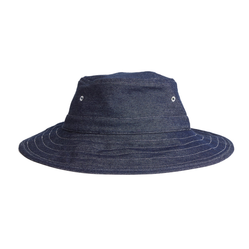 Bucket Hat - Indigo Denim Cotton