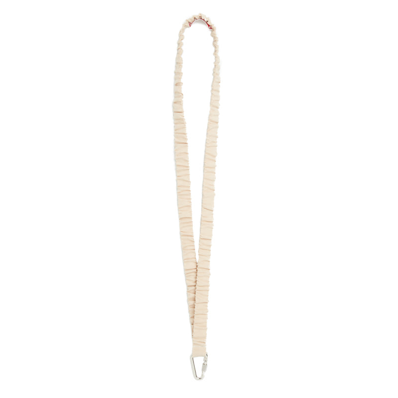 Lanyard Keychain Beige Linen/Cotton