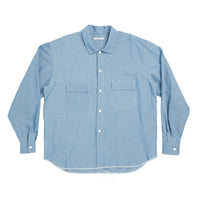 Moil Shirt - Indigo Cotton/Linen