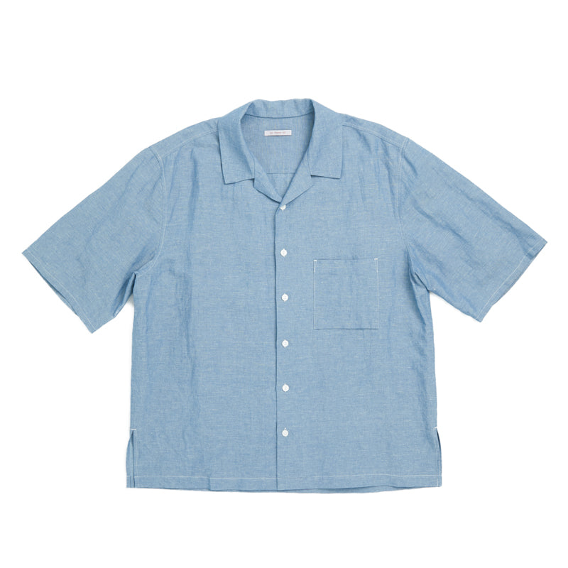 Aloha Shirt - Indigo Cotton/Linen