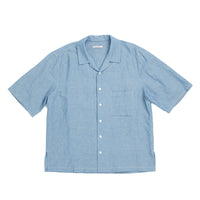 Aloha Shirt - Indigo Cotton/Linen