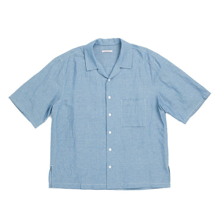 Aloha Shirt - Indigo Cotton/Linen
