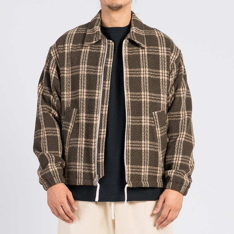 Hackney Jacket - Brown Plaid