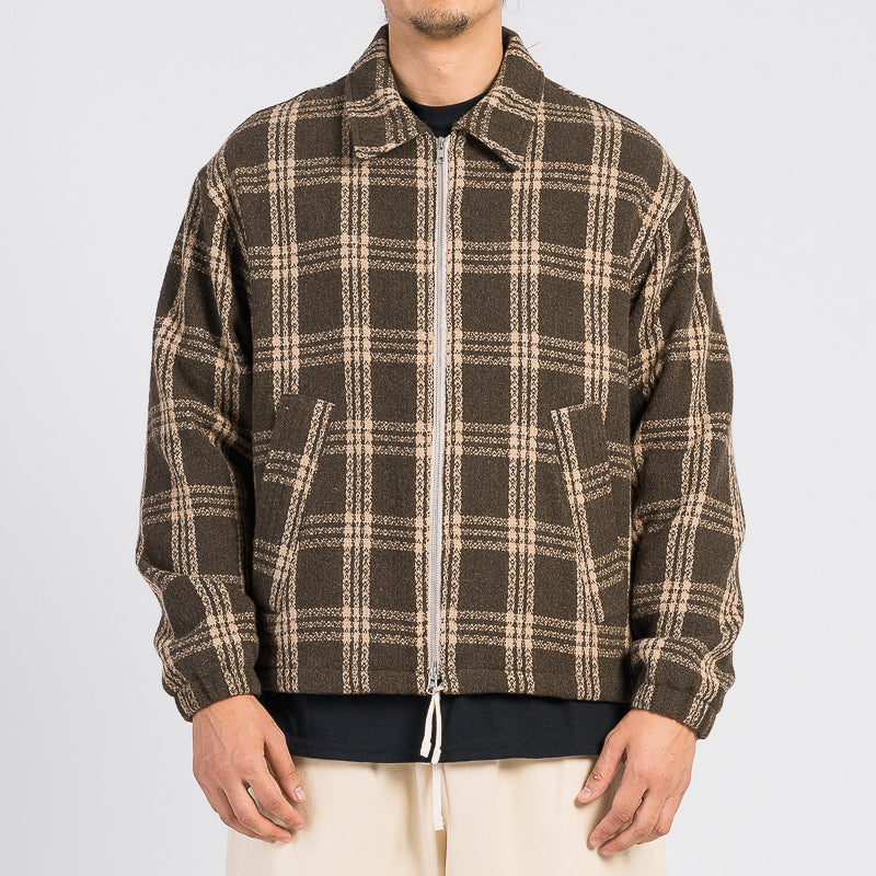 Hackney Jacket - Brown Plaid