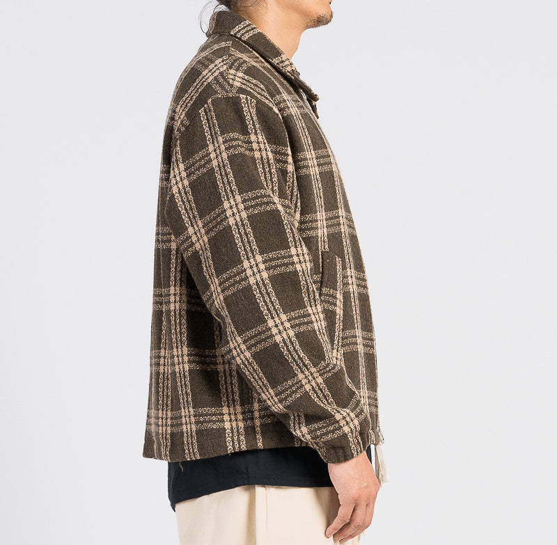 Hackney Jacket - Brown Plaid